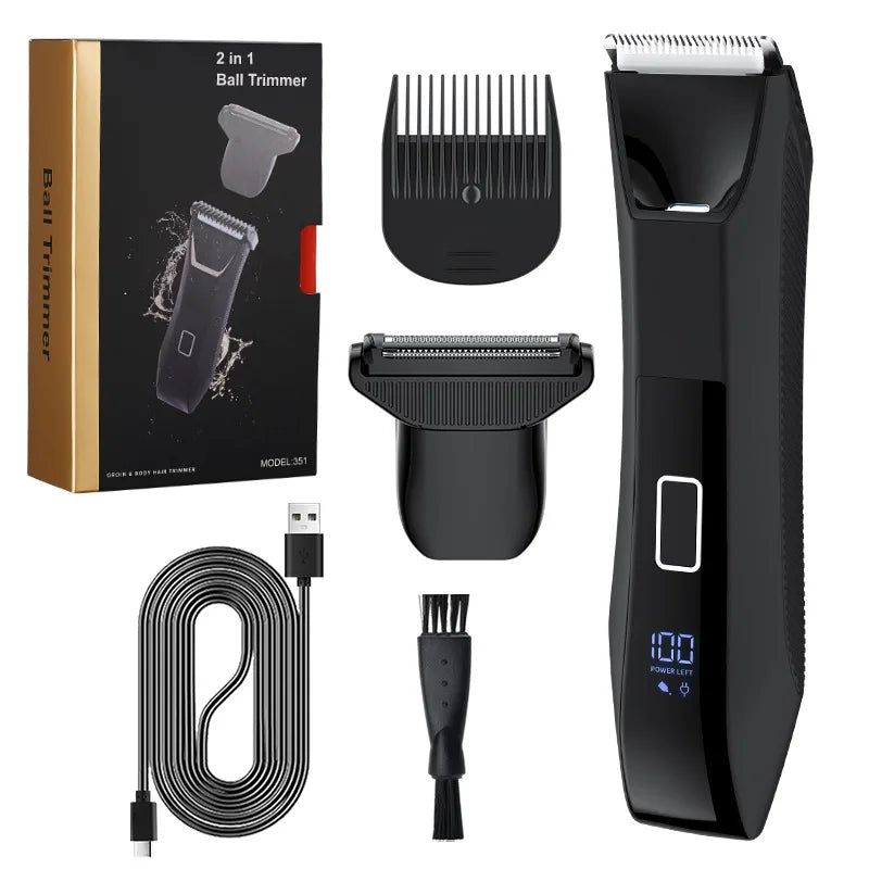 Professional Men's Intimate Grooming Trimmer