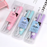 Mini Ceramic Travel Hair Straightener | Portable Flat Iron for Short Hair