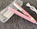 Mini Ceramic Travel Hair Straightener | Portable Flat Iron for Short Hair