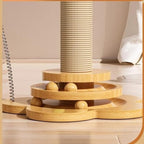 4-in-1 Sisal Tower Scratcher for Cats
