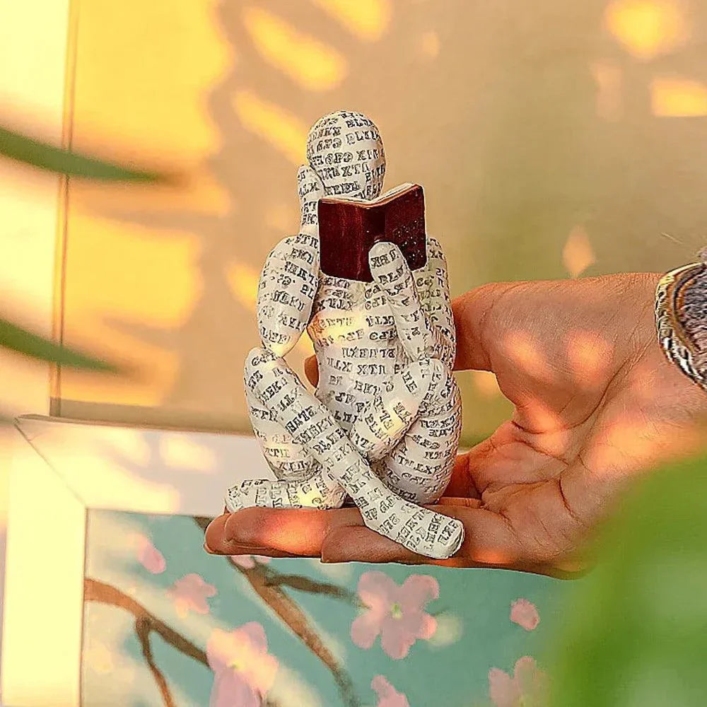 Abstract Decorative Resin Sculpture