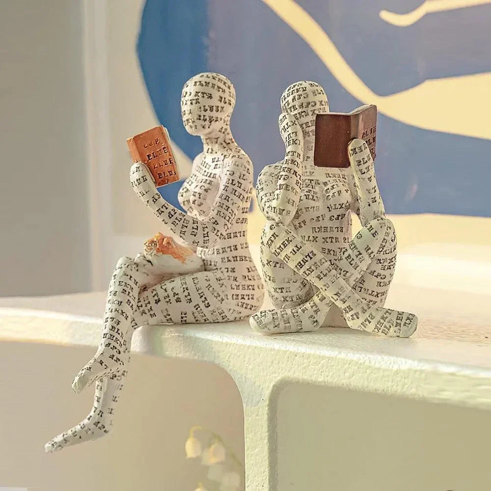 Abstract Decorative Resin Sculpture