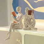 Abstract Decorative Resin Sculpture