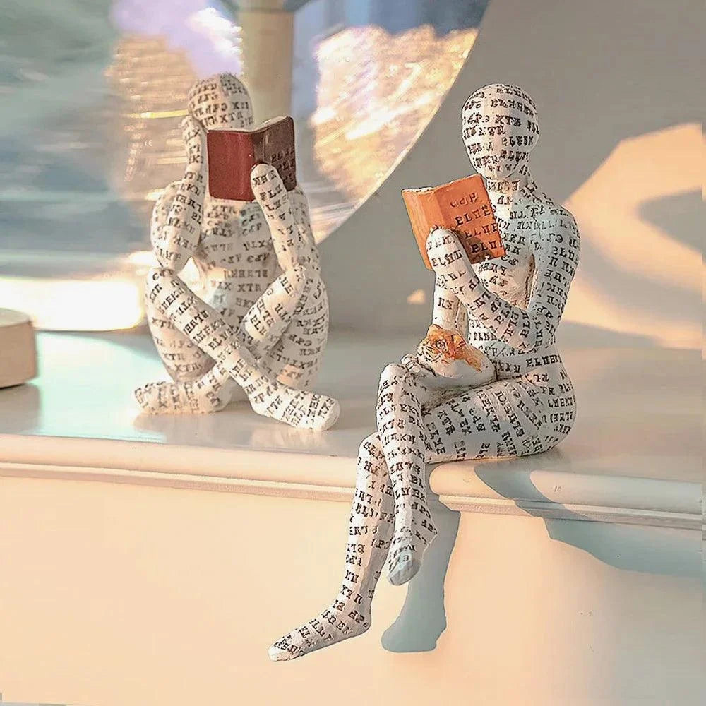 Abstract Decorative Resin Sculpture