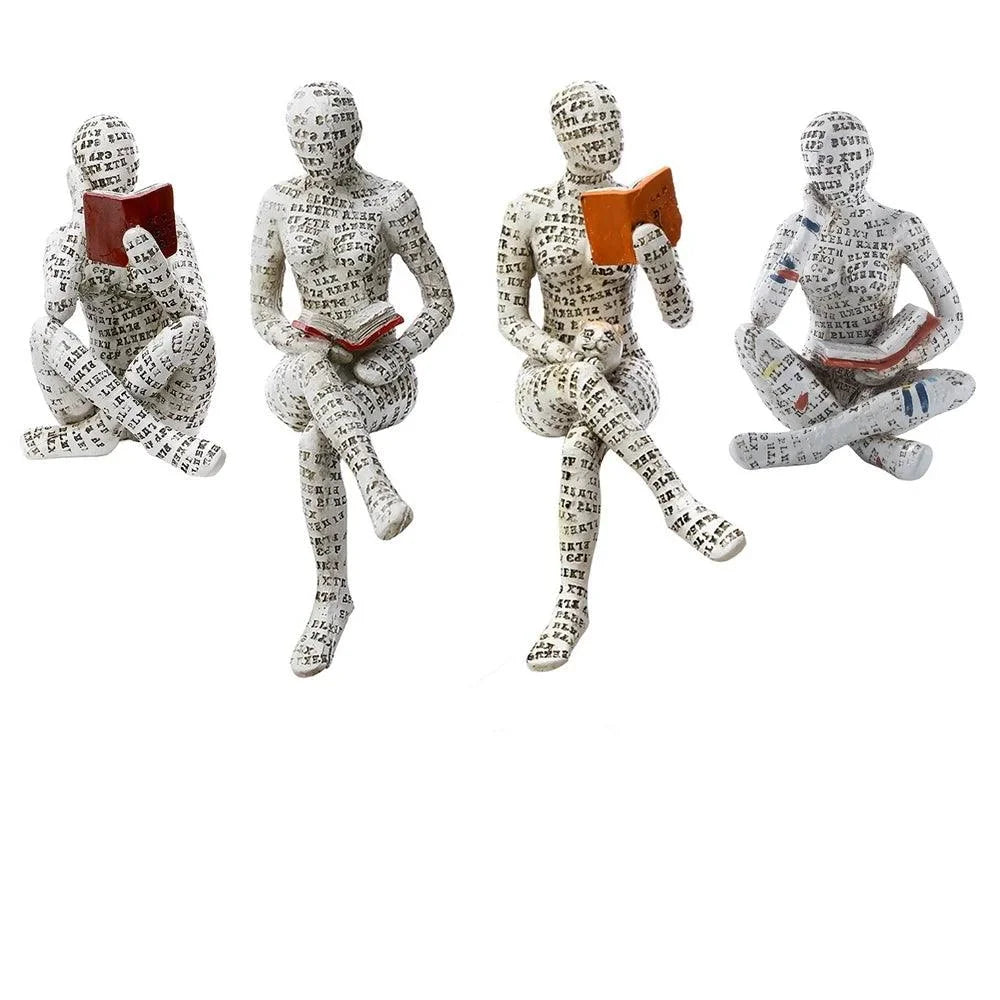 Abstract Decorative Resin Sculpture