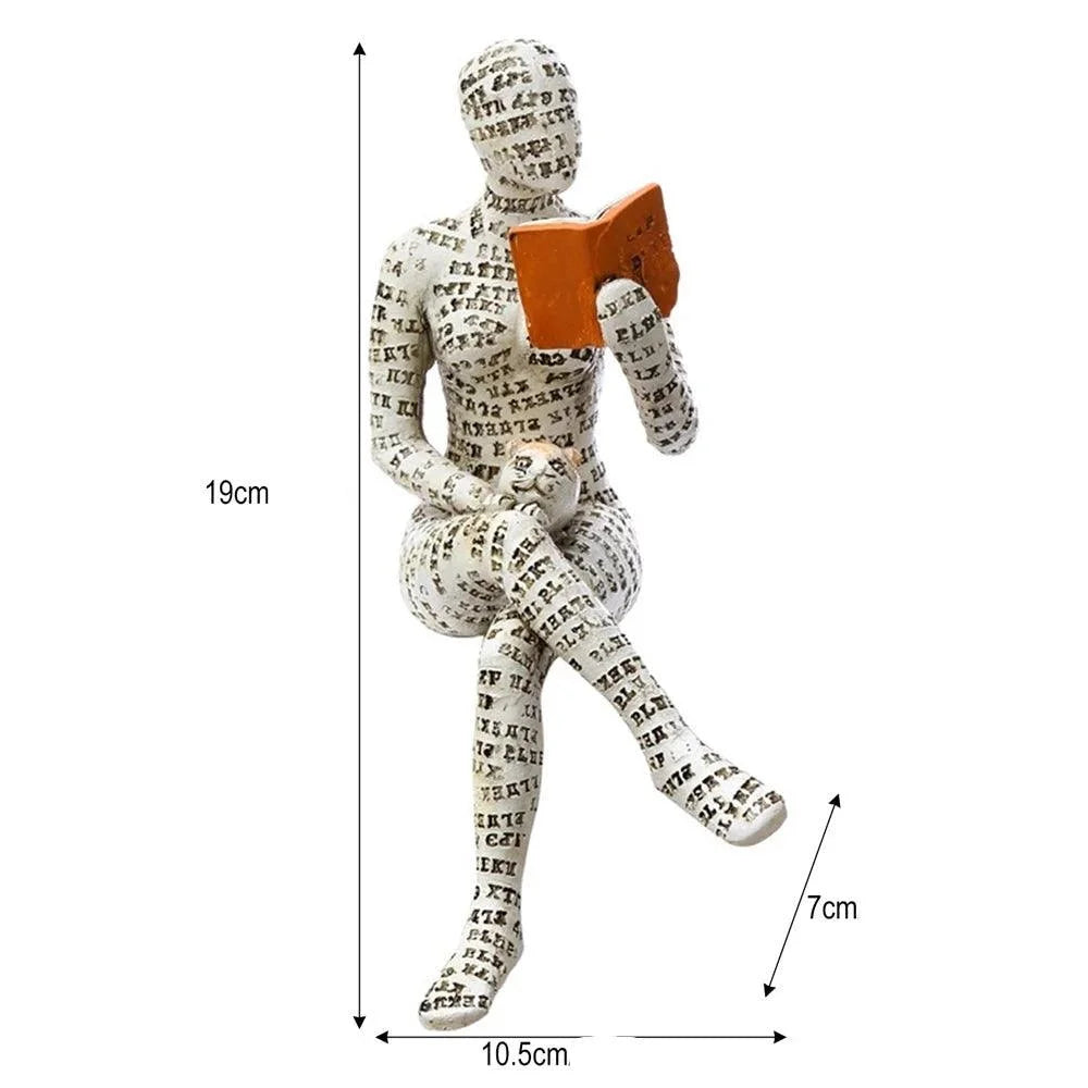 Abstract Decorative Resin Sculpture