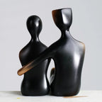 Bronze Resin Couple Decorative Sculpture