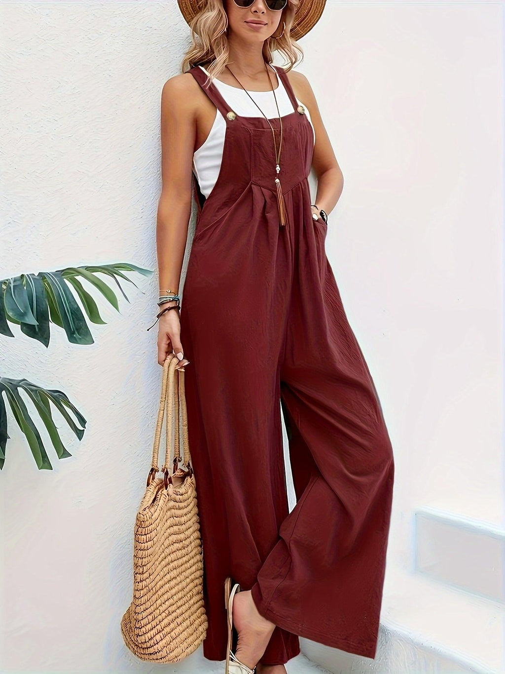 Women's Wide-Leg Jumpsuit