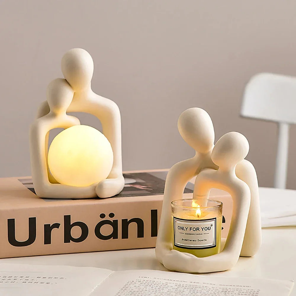 Nordic-Style Couple Decorative Lamp