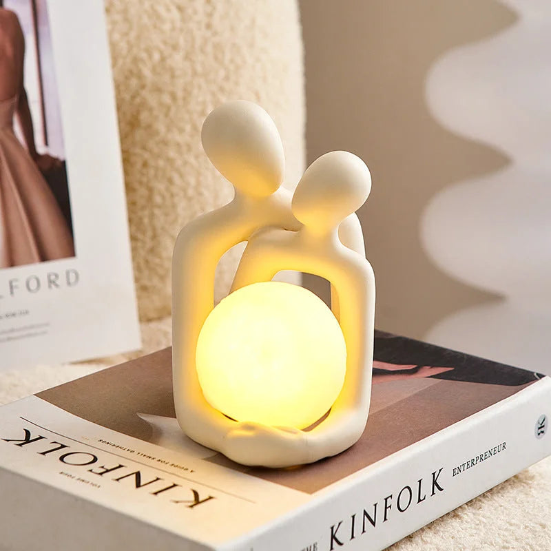 Nordic-Style Couple Decorative Lamp
