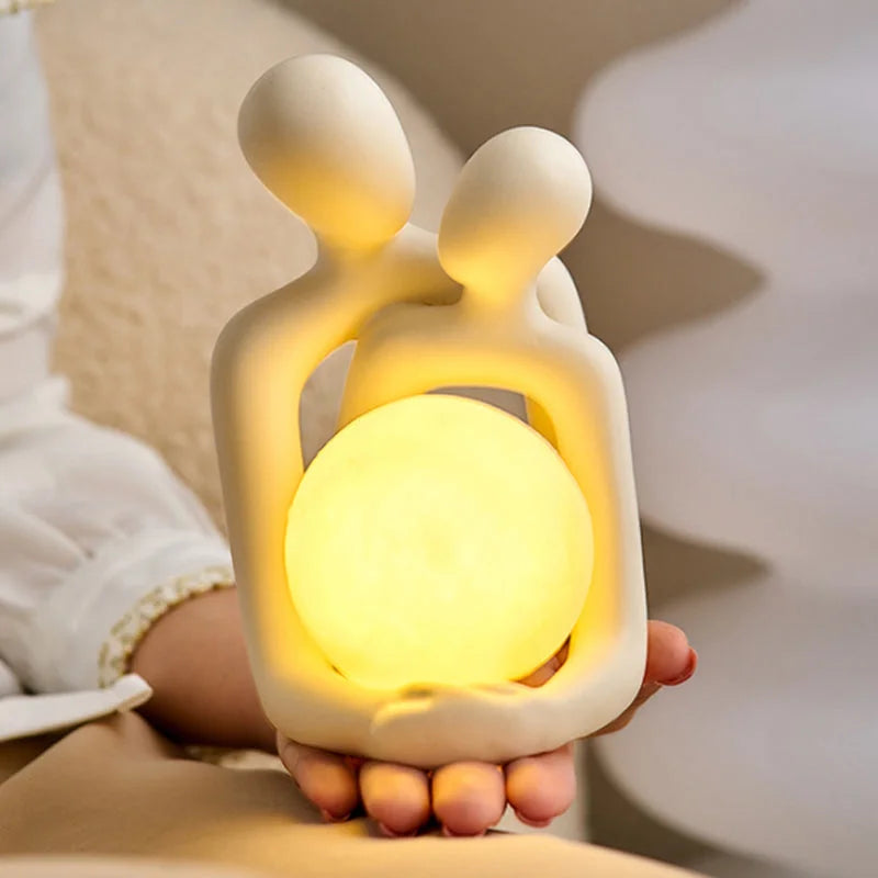 Nordic-Style Couple Decorative Lamp