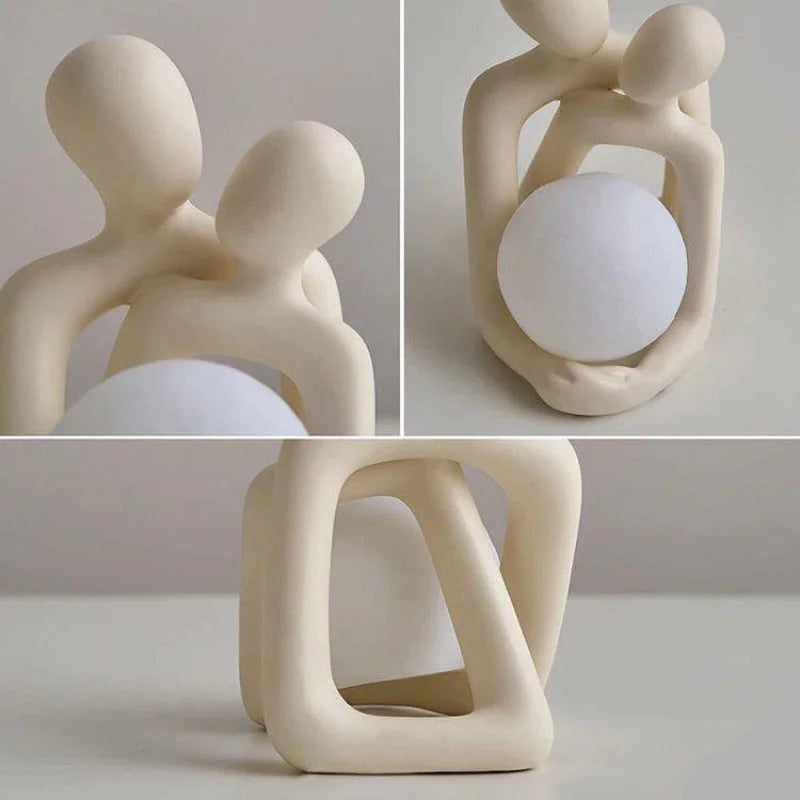 Nordic-Style Couple Decorative Lamp