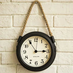 Vintage Bronze Metal Wall Clock